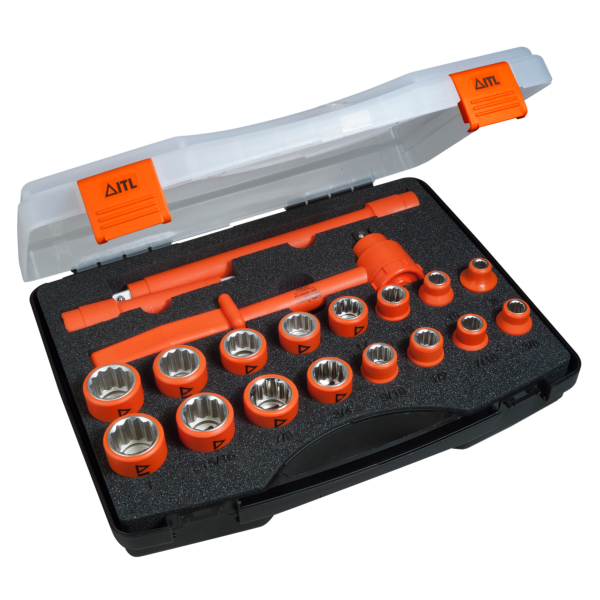 19 Piece Insulated Socket Set 1000 volt