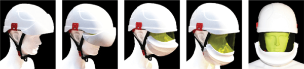 Arc Helmet with Integrated Face Shield - Image 2