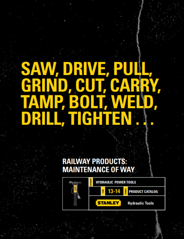 Stanley Hydraulics Railway Products Catalogue