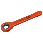ITL insulated ratchet ring spanner 24 mm, 1000V rated and IEC 60900 compliant